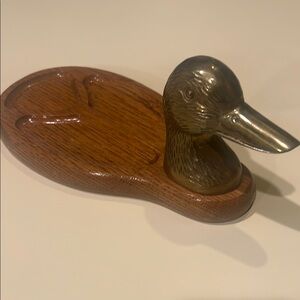 Brass Duck Stuff Holder